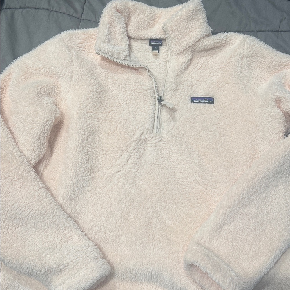Patagonia Cream Los Gatos Fleece 1/4-Zip Fleece